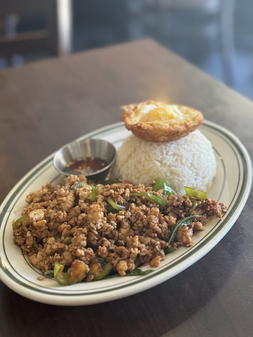 Kra Pow over Rice